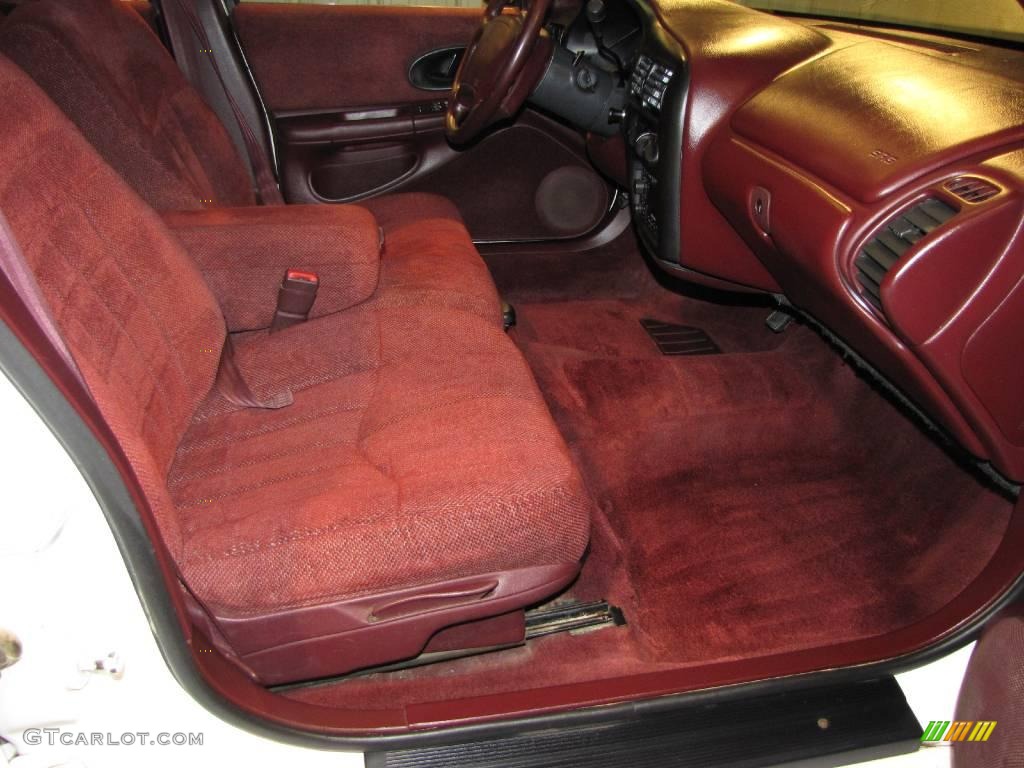 1995 Cutlass Supreme S Sedan - White / Dark Red photo #10