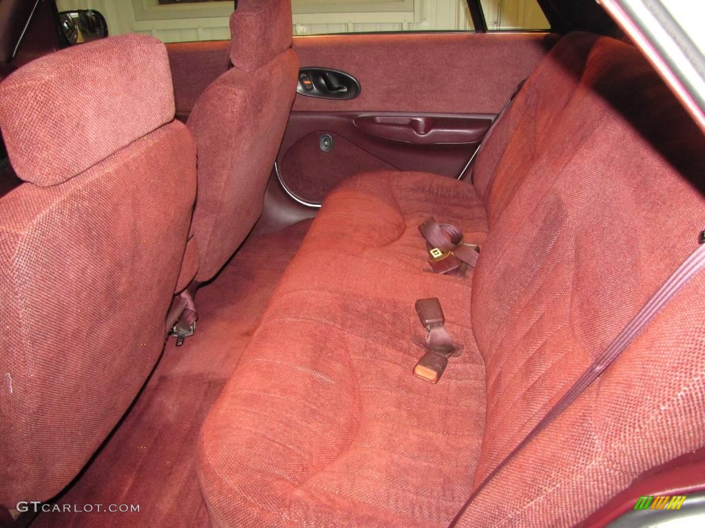 1995 Cutlass Supreme S Sedan - White / Dark Red photo #11