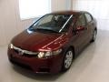 2010 Tango Red Pearl Honda Civic LX Sedan  photo #1