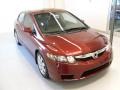 2010 Tango Red Pearl Honda Civic LX Sedan  photo #5