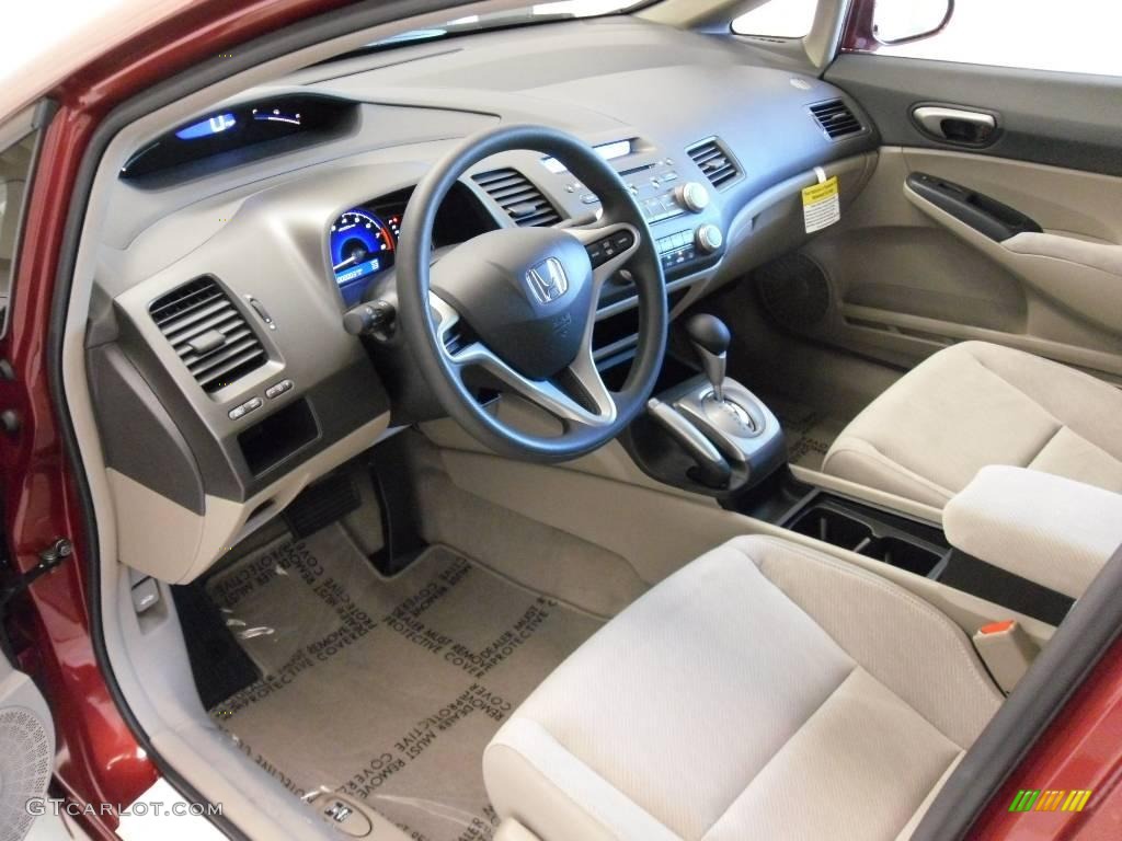 2010 Tango Red Pearl Honda Civic Lx Sedan 24999542 Photo