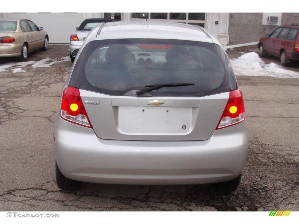 2004 Aveo Hatchback - Galaxy Silver Metallic / Gray photo #8