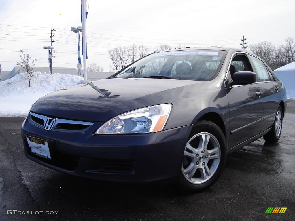 2006 Accord EX Sedan - Graphite Pearl / Gray photo #1