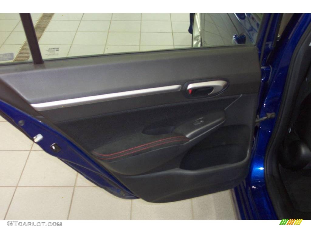 2007 Civic Si Sedan - Royal Blue Pearl / Black photo #21