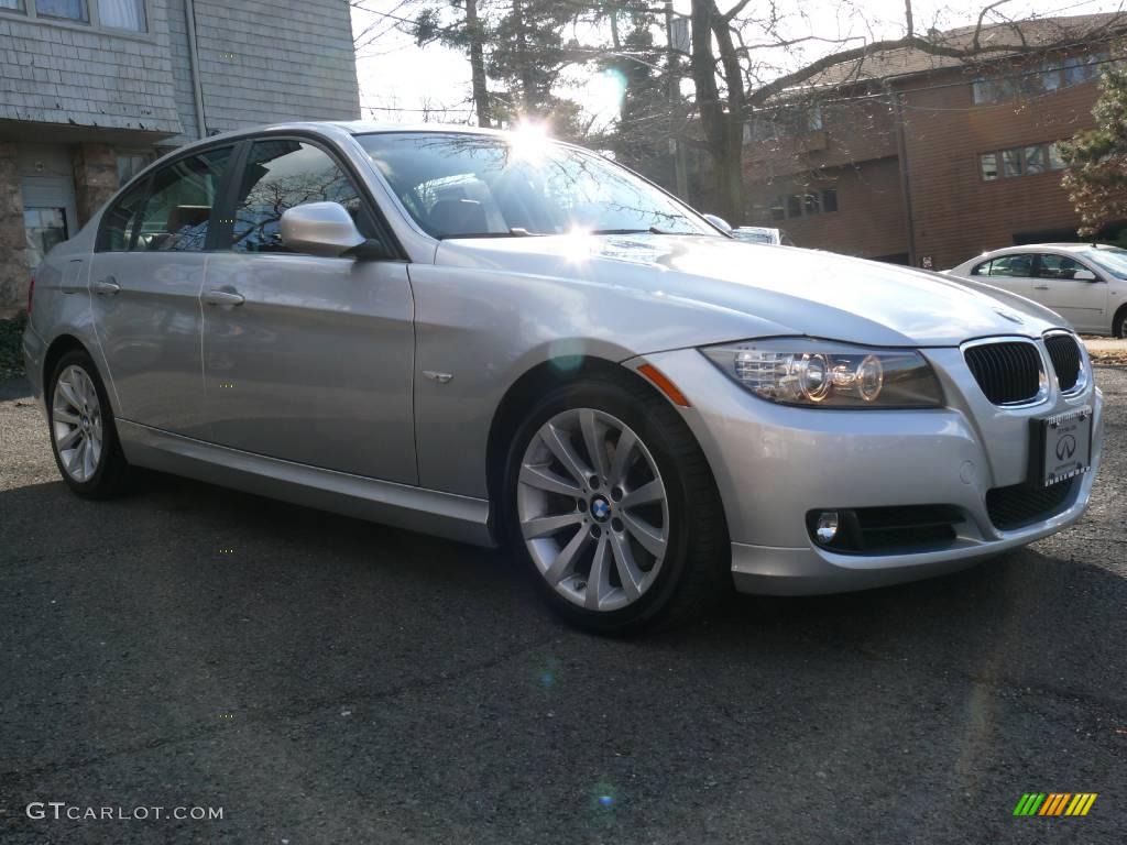 2009 3 Series 328i Sedan - Titanium Silver Metallic / Chestnut Brown Dakota Leather photo #3