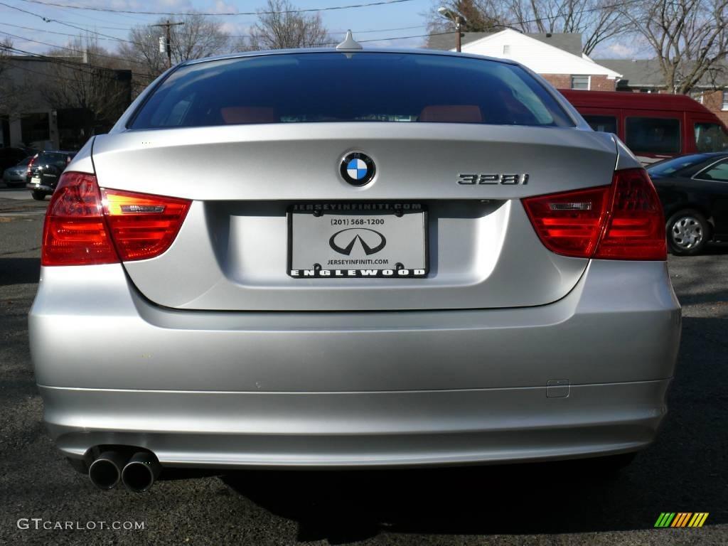2009 3 Series 328i Sedan - Titanium Silver Metallic / Chestnut Brown Dakota Leather photo #6