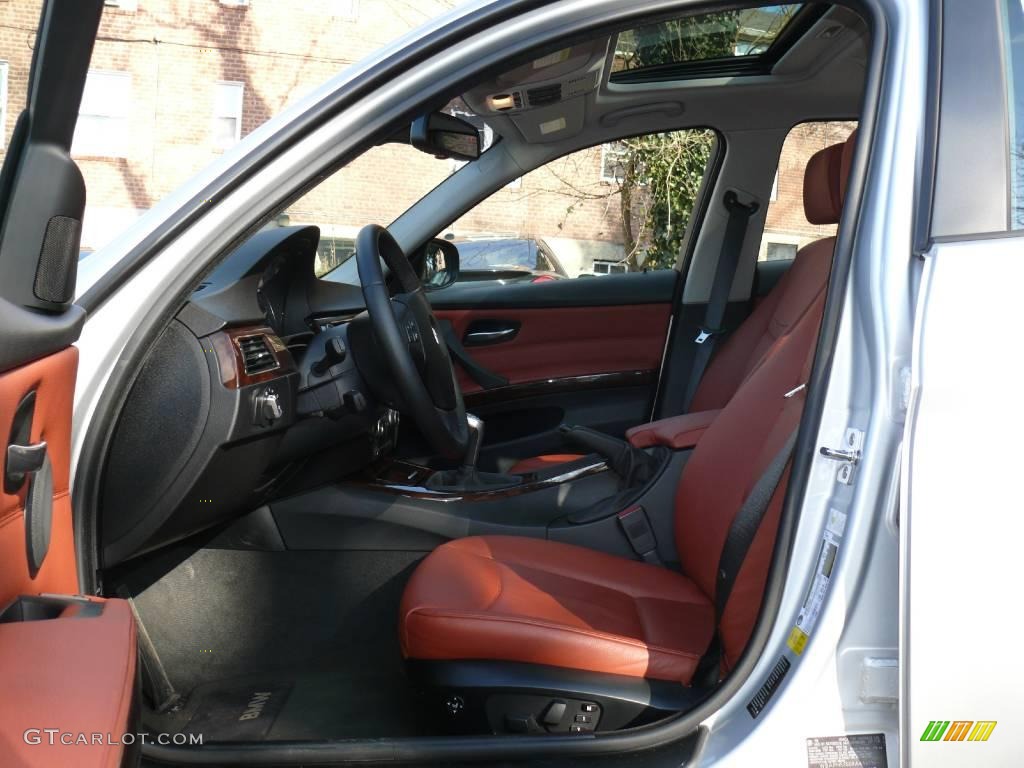 2009 3 Series 328i Sedan - Titanium Silver Metallic / Chestnut Brown Dakota Leather photo #12