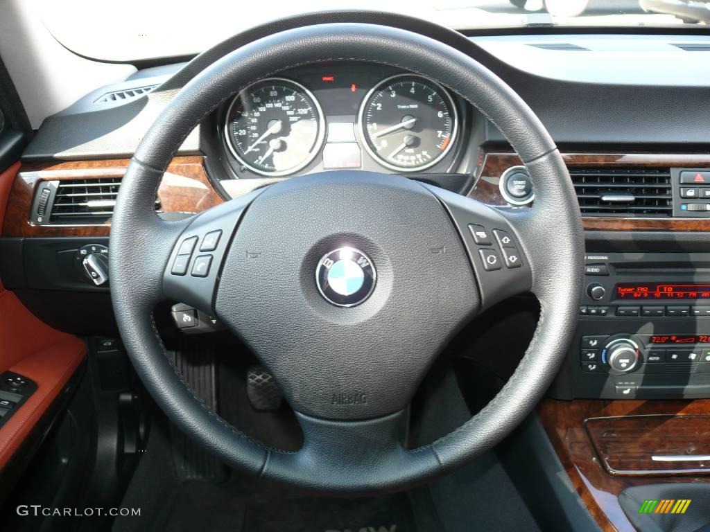 2009 3 Series 328i Sedan - Titanium Silver Metallic / Chestnut Brown Dakota Leather photo #14