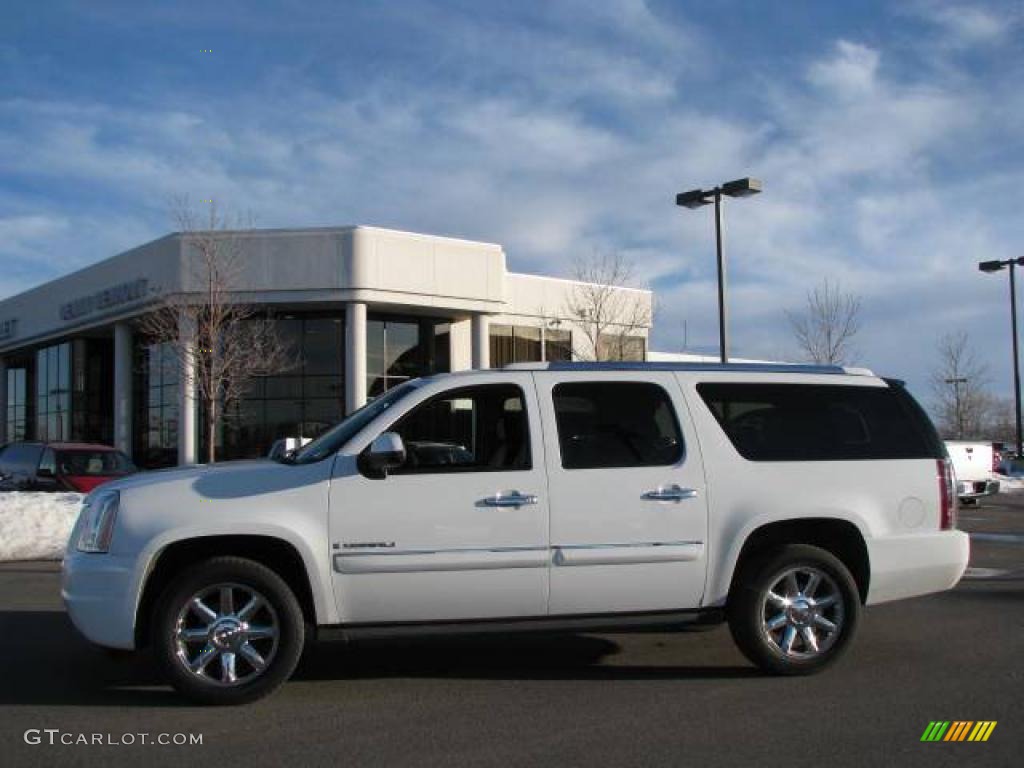 2007 Yukon XL Denali AWD - Summit White / Ebony Black photo #1