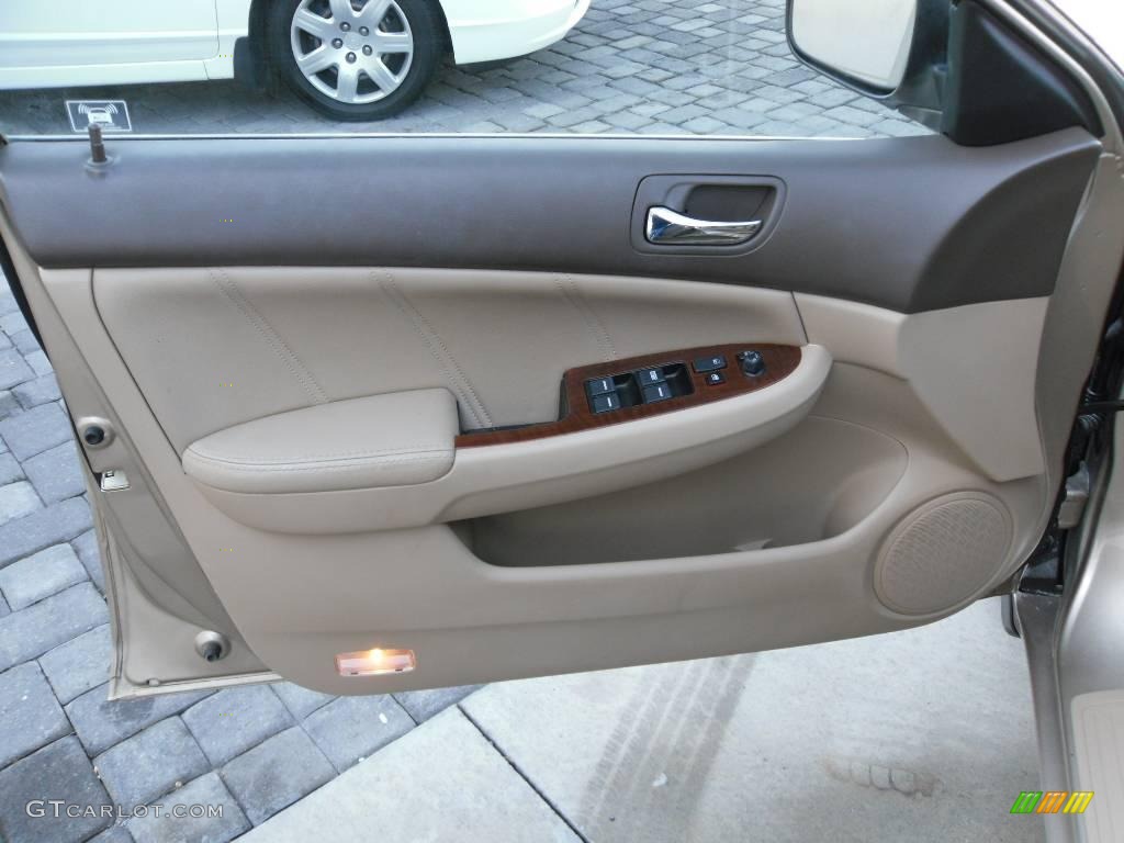 2008 Accord EX-L Sedan - Bold Beige Metallic / Ivory photo #7