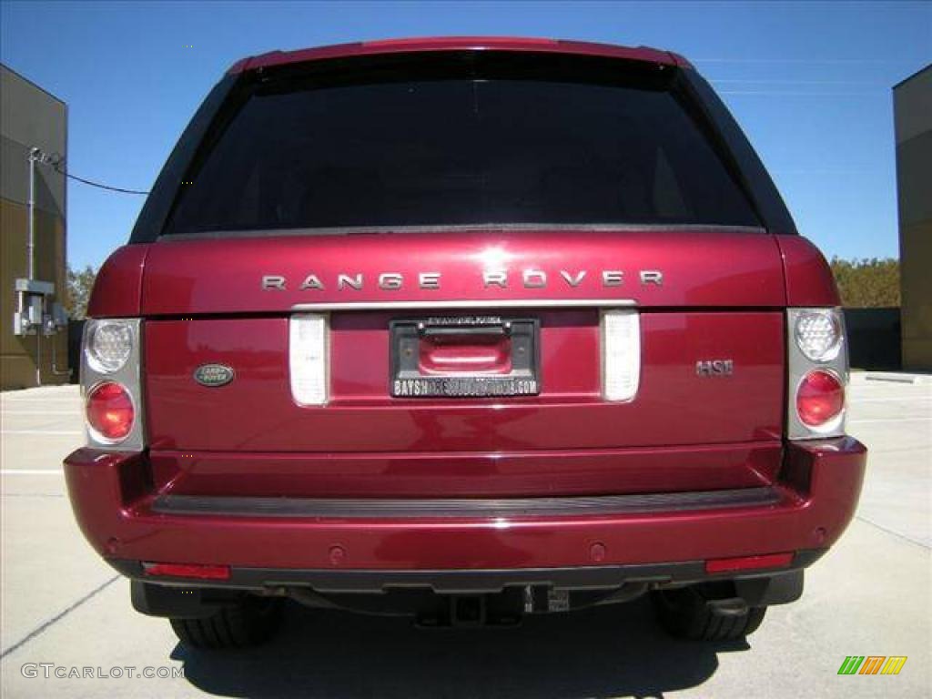 2004 Range Rover HSE - Alveston Red Metallic / Sand/Jet Black photo #10