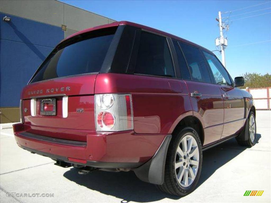 2004 Range Rover HSE - Alveston Red Metallic / Sand/Jet Black photo #11