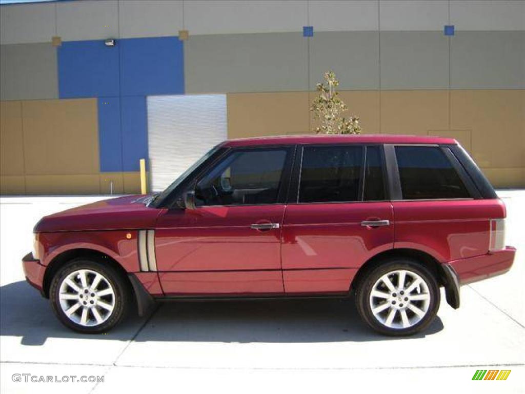 2004 Range Rover HSE - Alveston Red Metallic / Sand/Jet Black photo #15
