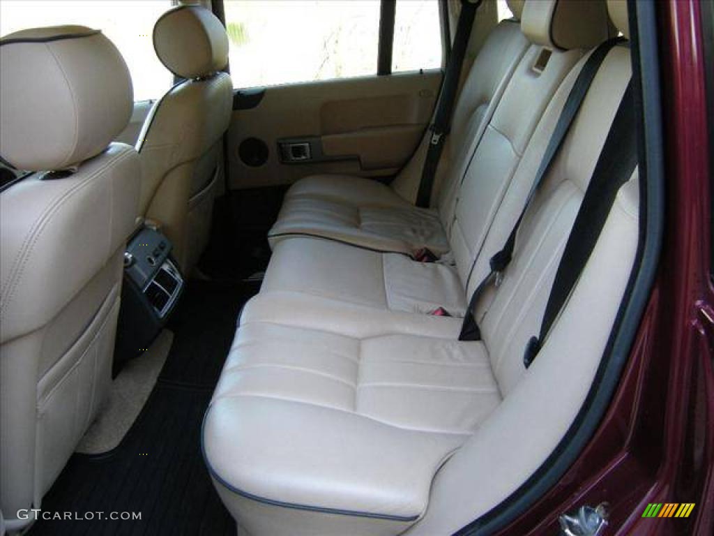 2004 Range Rover HSE - Alveston Red Metallic / Sand/Jet Black photo #39