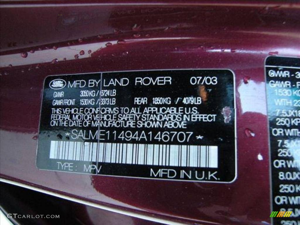 2004 Range Rover HSE - Alveston Red Metallic / Sand/Jet Black photo #48