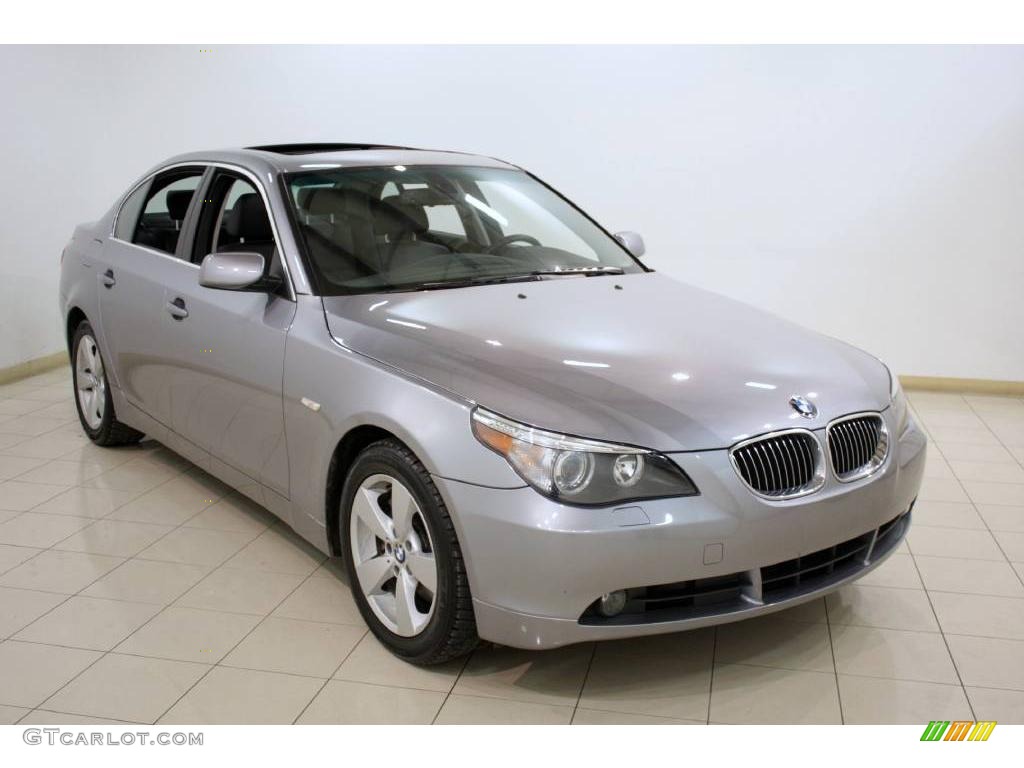 Silver Grey Metallic BMW 5 Series