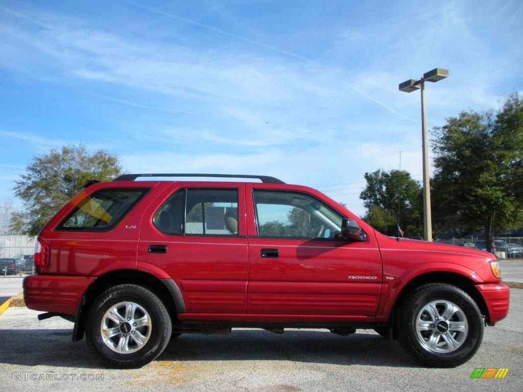 2000 Rodeo LS - Palazzo Red Mica / Beige photo #4