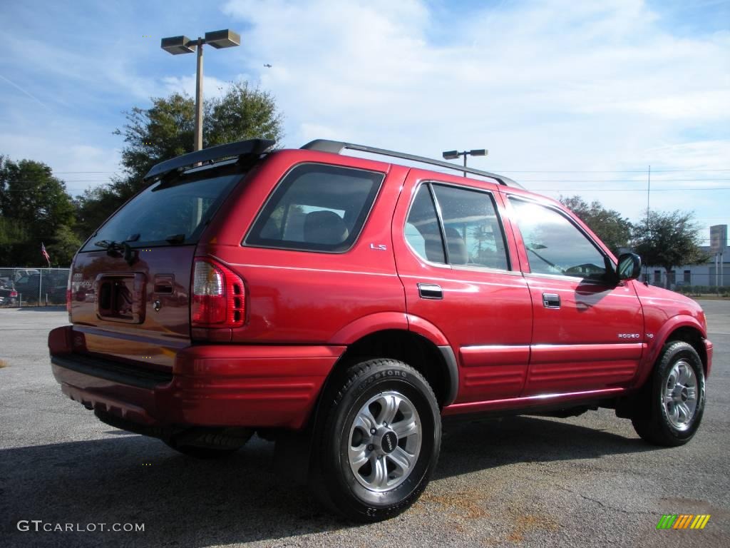 2000 Rodeo LS - Palazzo Red Mica / Beige photo #5