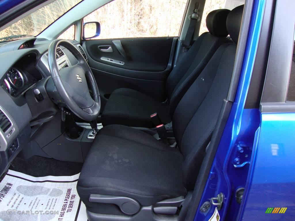 2006 Aerio SX Sport Wagon - Techno Blue Metallic / Black photo #12