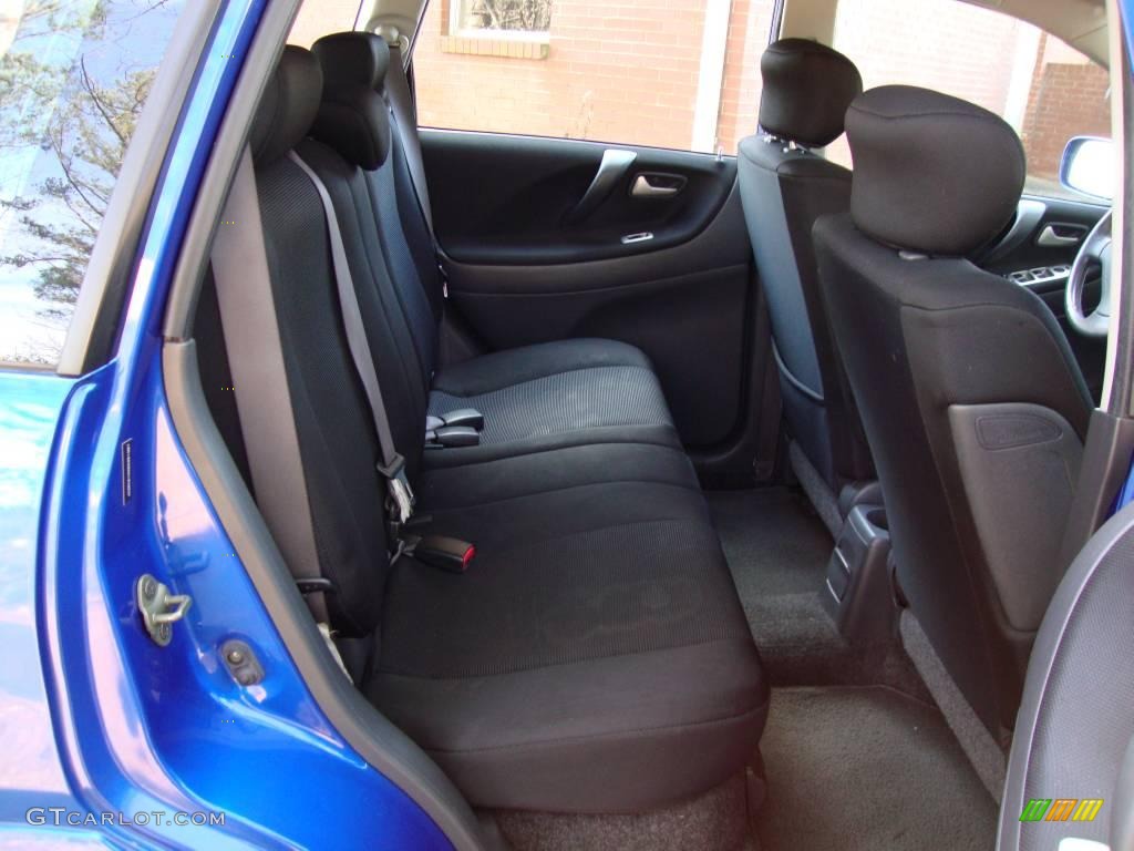 2006 Aerio SX Sport Wagon - Techno Blue Metallic / Black photo #17