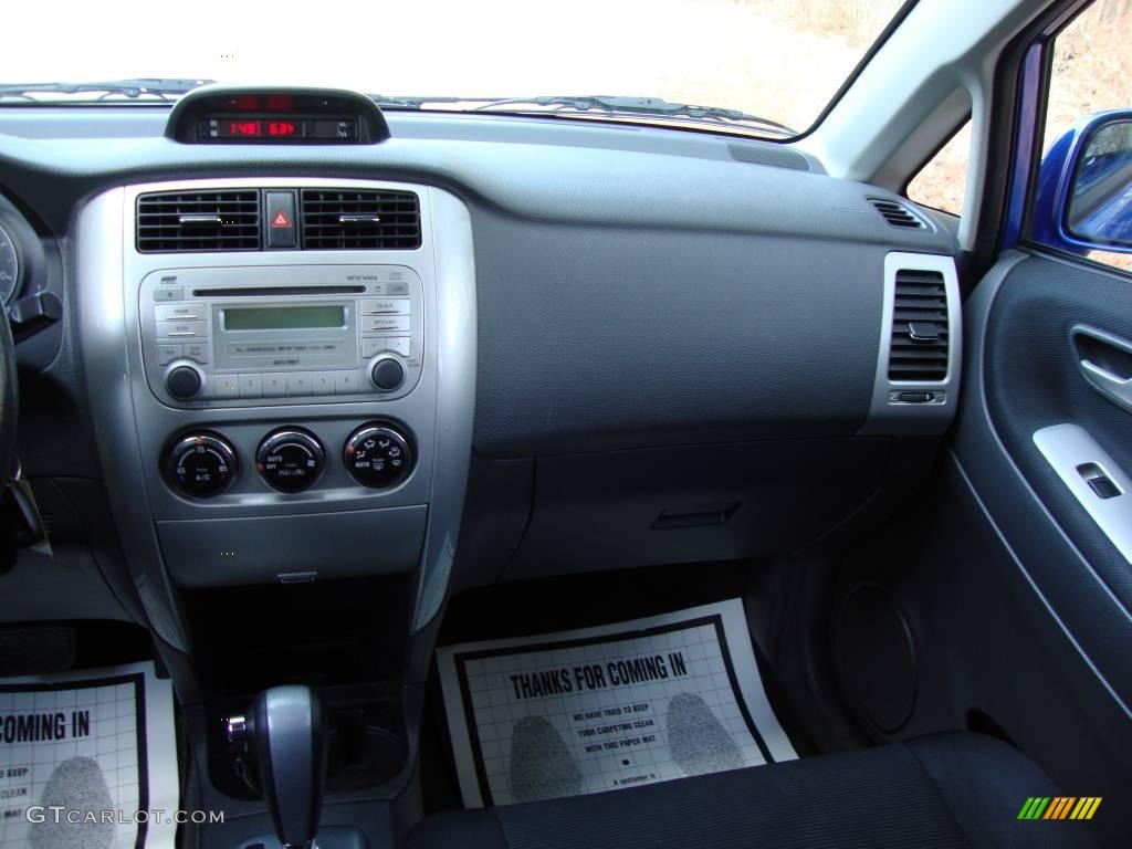 2006 Aerio SX Sport Wagon - Techno Blue Metallic / Black photo #22