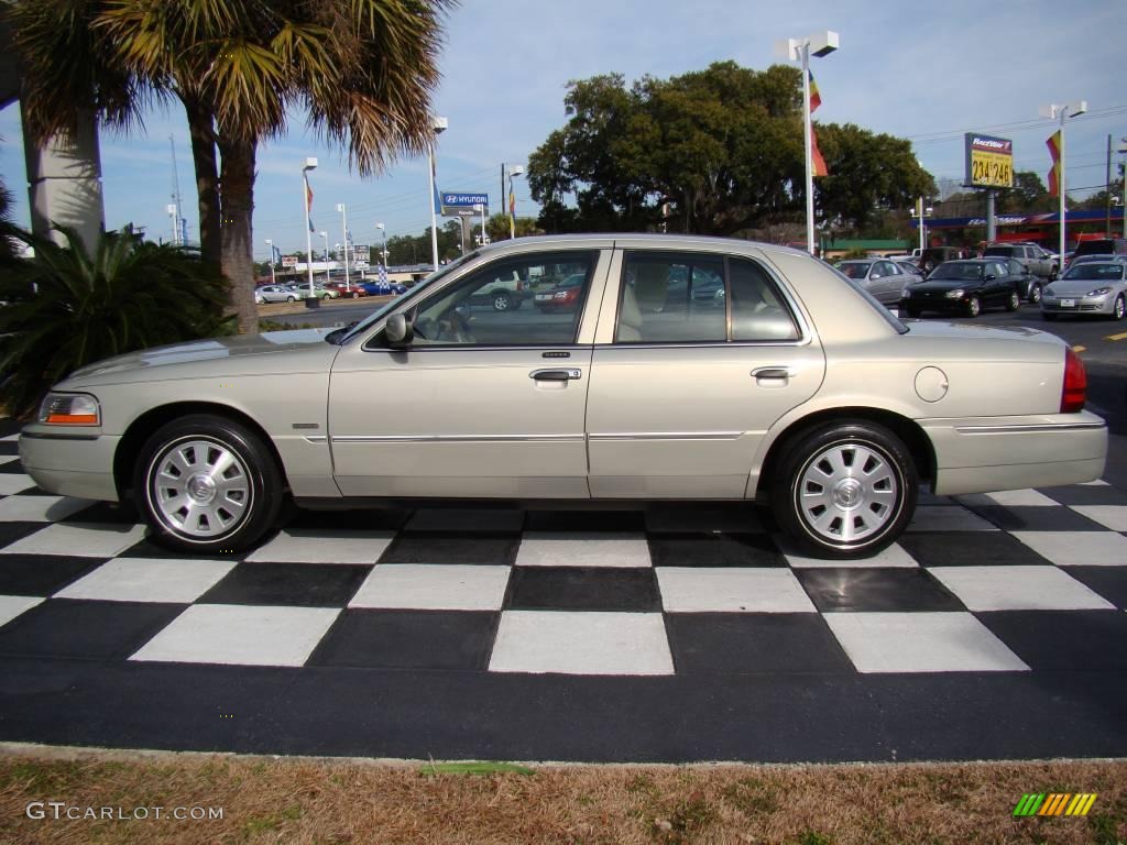 2004 Grand Marquis LS - Gold Ash Metallic / Medium Parchment photo #2