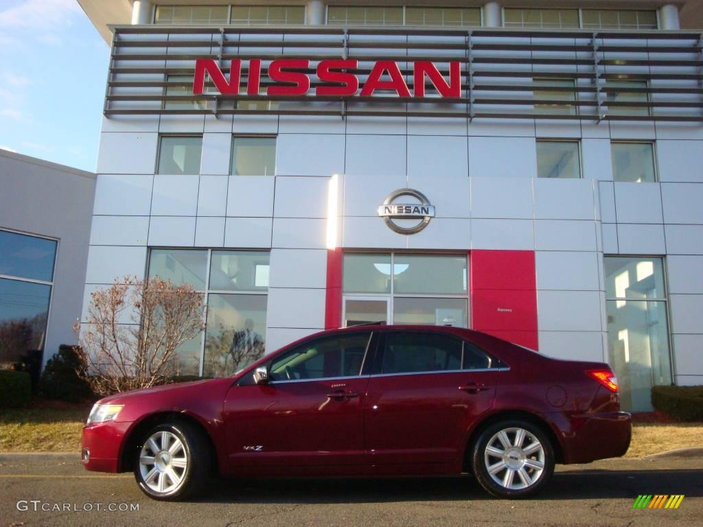 2007 MKZ Sedan - Merlot Metallic / Light Stone photo #5