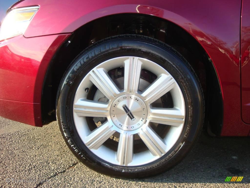 2007 MKZ Sedan - Merlot Metallic / Light Stone photo #24