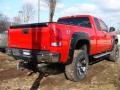 2008 Fire Red GMC Sierra 1500 SLE Extended Cab 4x4  photo #4