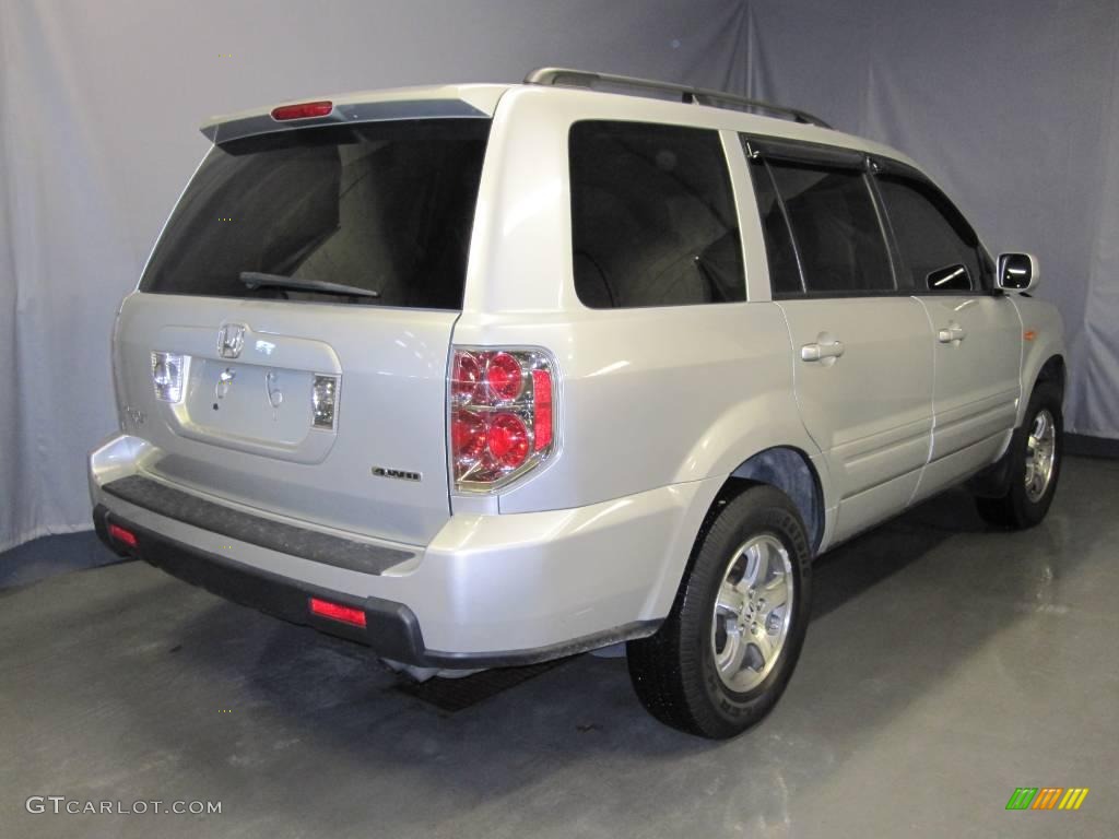 2007 Pilot EX 4WD - Billet Silver Metallic / Gray photo #3