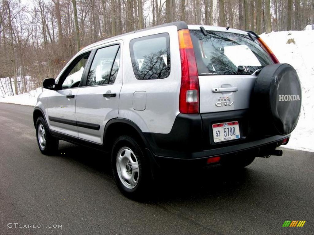 2002 CR-V LX 4WD - Satin Silver Metallic / Black photo #5