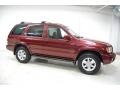 2001 Burnt Cherry Red Pearl Nissan Pathfinder LE  photo #2