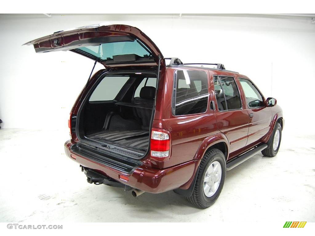 2001 Pathfinder LE - Burnt Cherry Red Pearl / Charcoal photo #10