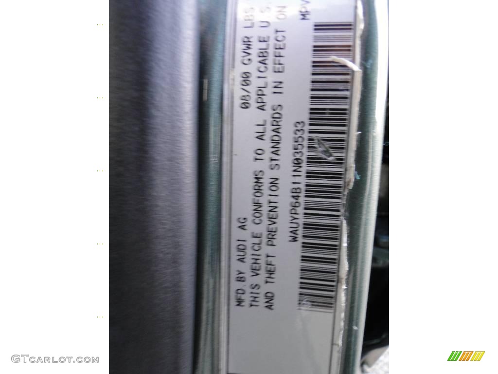 2001 Allroad 2.7T quattro Avant - Highland Green Metallic / Fern Green/Desert Grass photo #38
