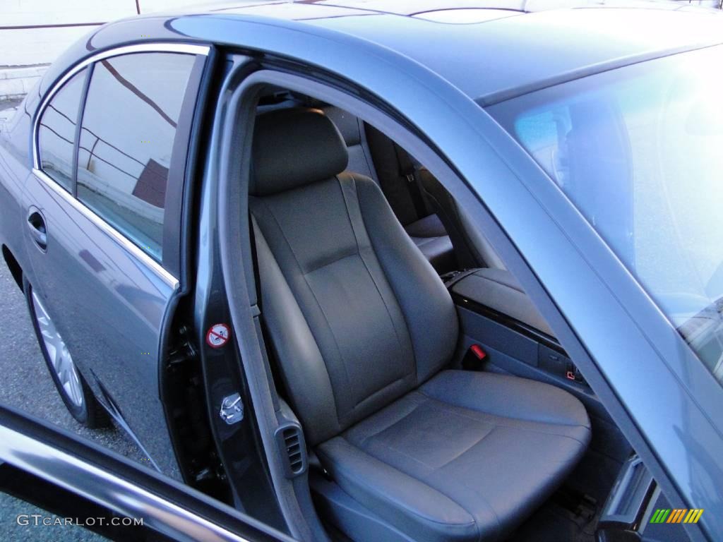 2002 7 Series 745i Sedan - Sterling Grey Metallic / Flannel Grey photo #20