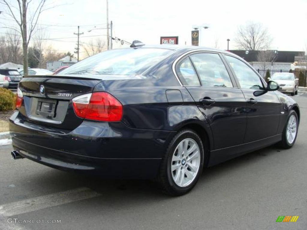 2007 3 Series 328i Sedan - Monaco Blue Metallic / Grey photo #4
