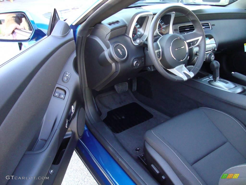 2010 Camaro LT Coupe - Aqua Blue Metallic / Black photo #12