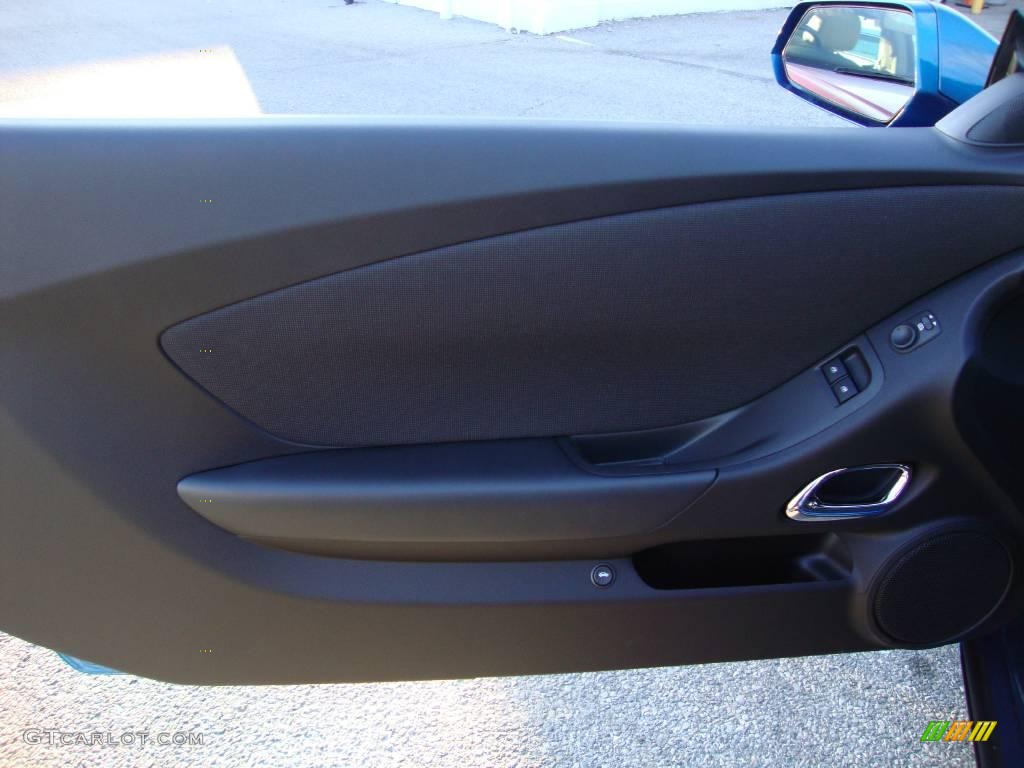 2010 Camaro LT Coupe - Aqua Blue Metallic / Black photo #13