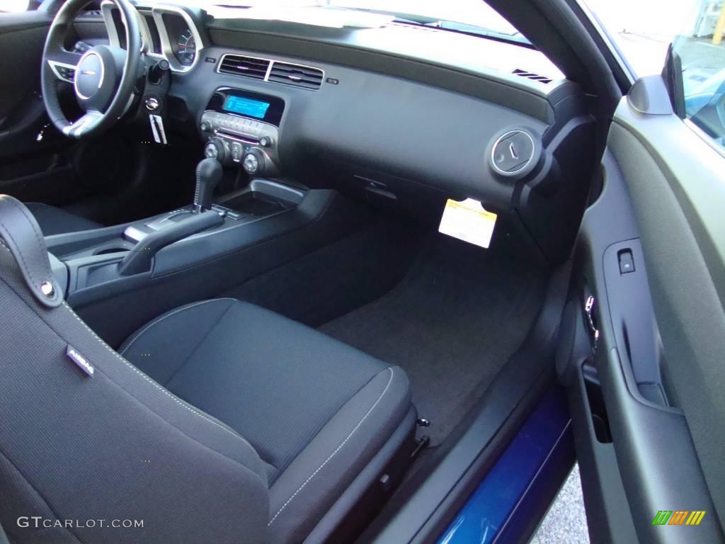 2010 Camaro LT Coupe - Aqua Blue Metallic / Black photo #17