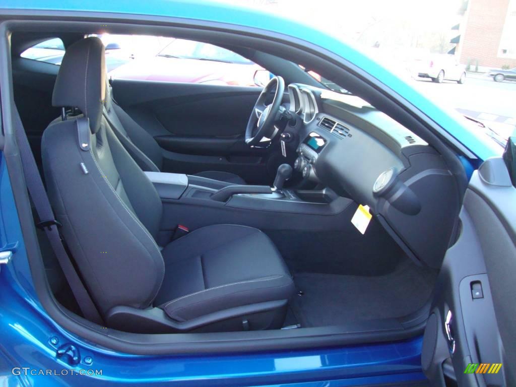 2010 Camaro LT Coupe - Aqua Blue Metallic / Black photo #19