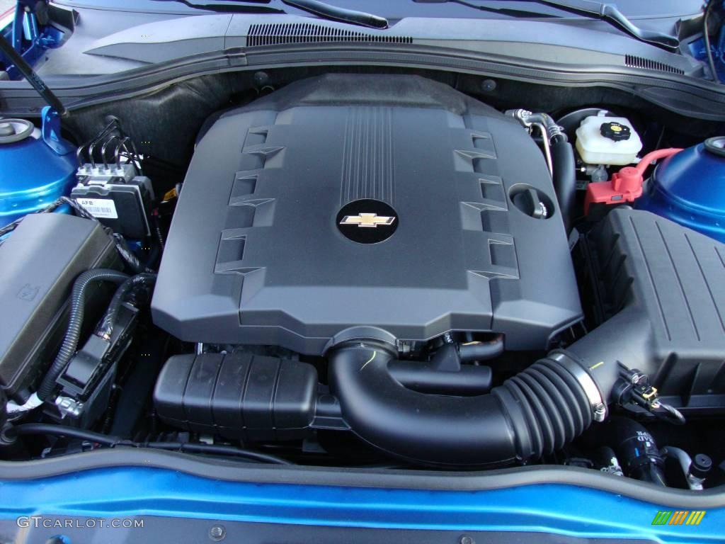 2010 Camaro LT Coupe - Aqua Blue Metallic / Black photo #23