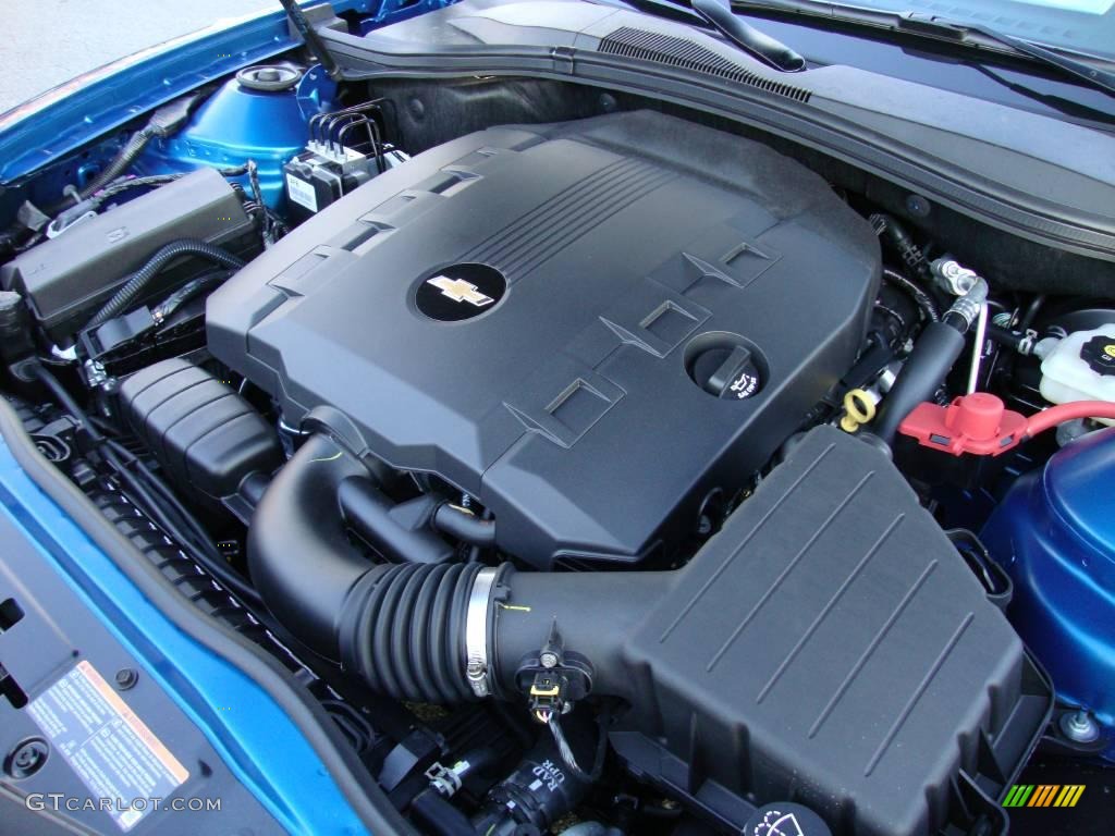 2010 Camaro LT Coupe - Aqua Blue Metallic / Black photo #24