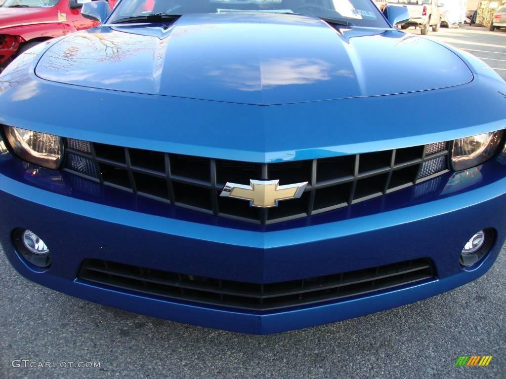 2010 Camaro LT Coupe - Aqua Blue Metallic / Black photo #25