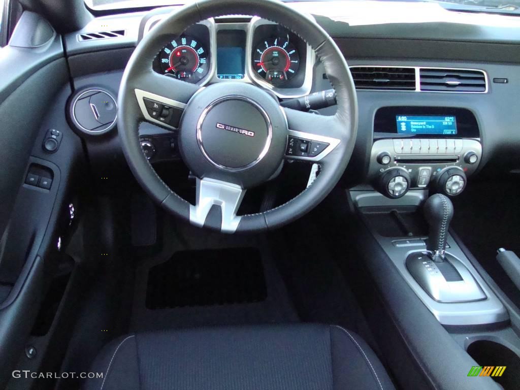 2010 Camaro LT Coupe - Aqua Blue Metallic / Black photo #27