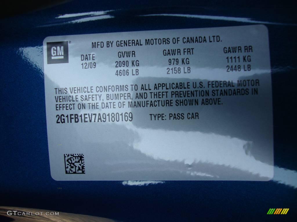 2010 Camaro LT Coupe - Aqua Blue Metallic / Black photo #34