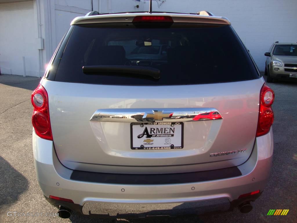 2010 Equinox LTZ - Silver Ice Metallic / Jet Black/Light Titanium photo #8