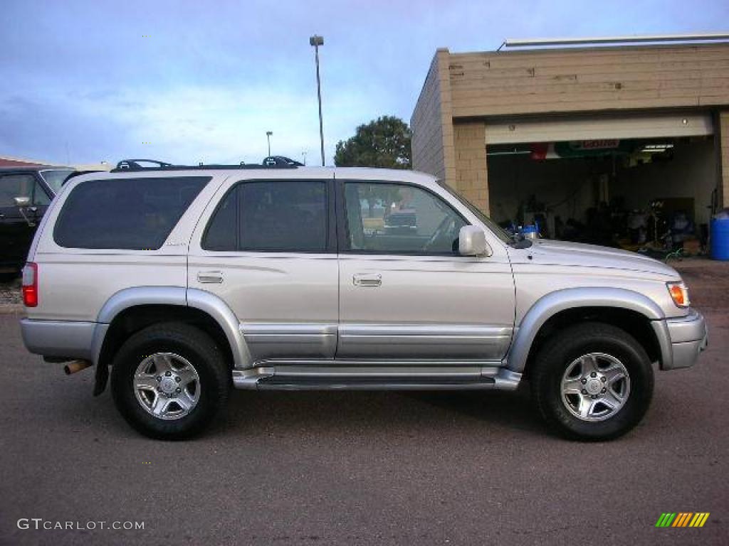 1999 4Runner Limited 4x4 - Millennium Silver Metallic / Oak photo #3