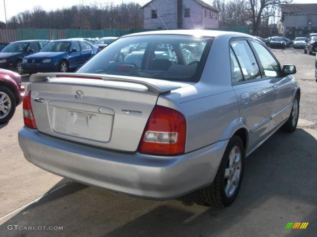 2000 Protege ES - Highlight Silver Metallic / Gray photo #4