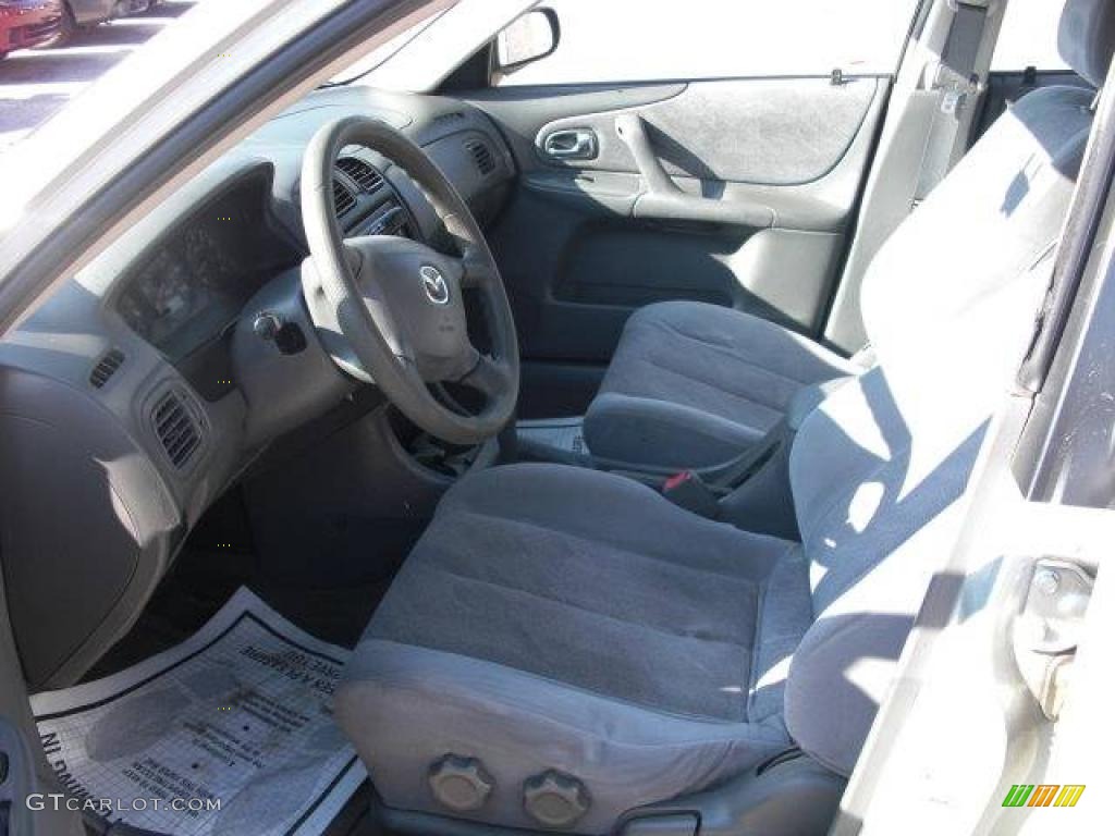 2000 Protege ES - Highlight Silver Metallic / Gray photo #6