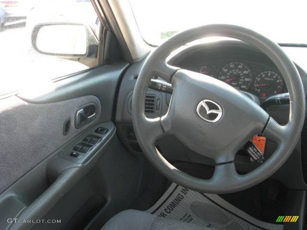 2000 Protege ES - Highlight Silver Metallic / Gray photo #12